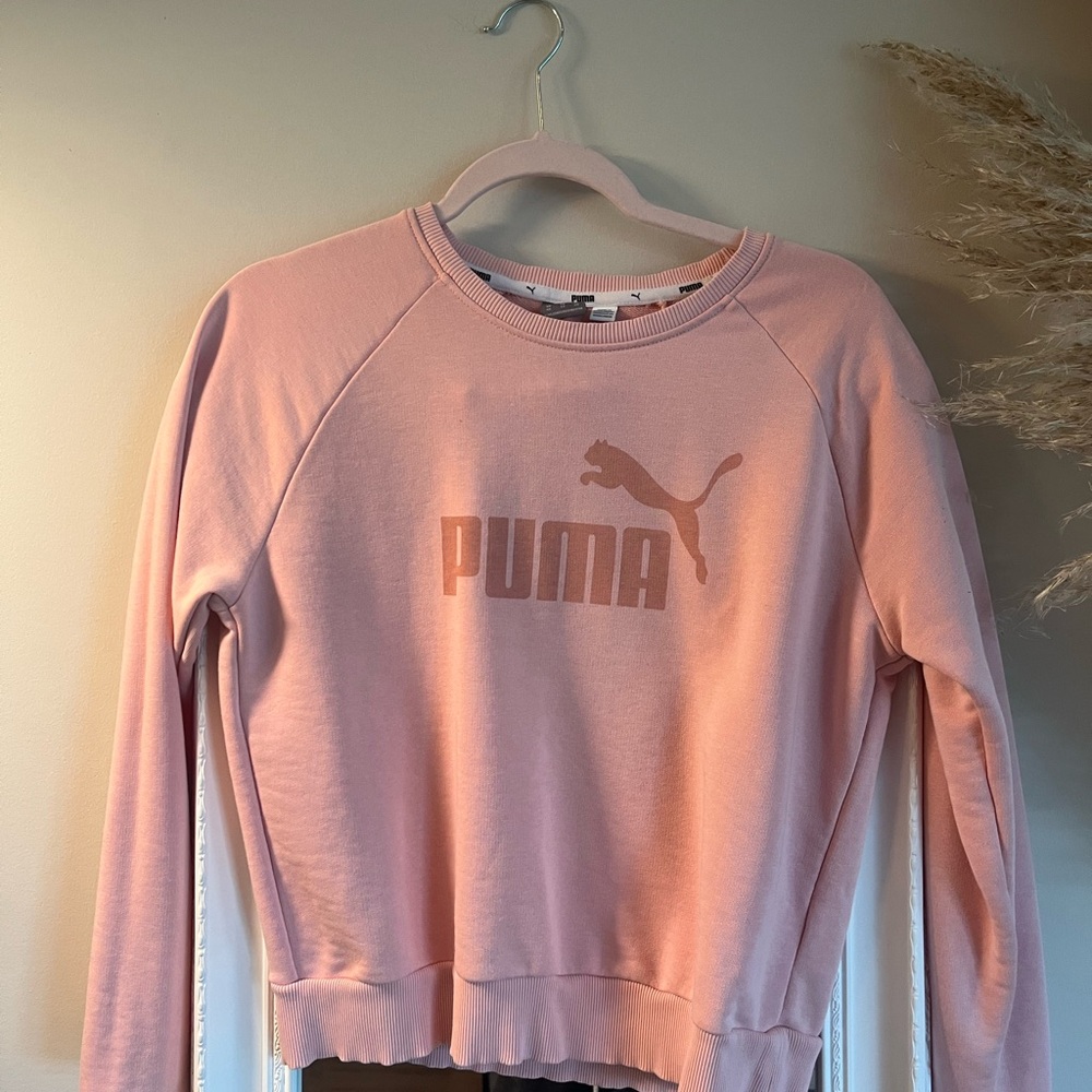 Puma Light Pink Crewneck Sweatshirt